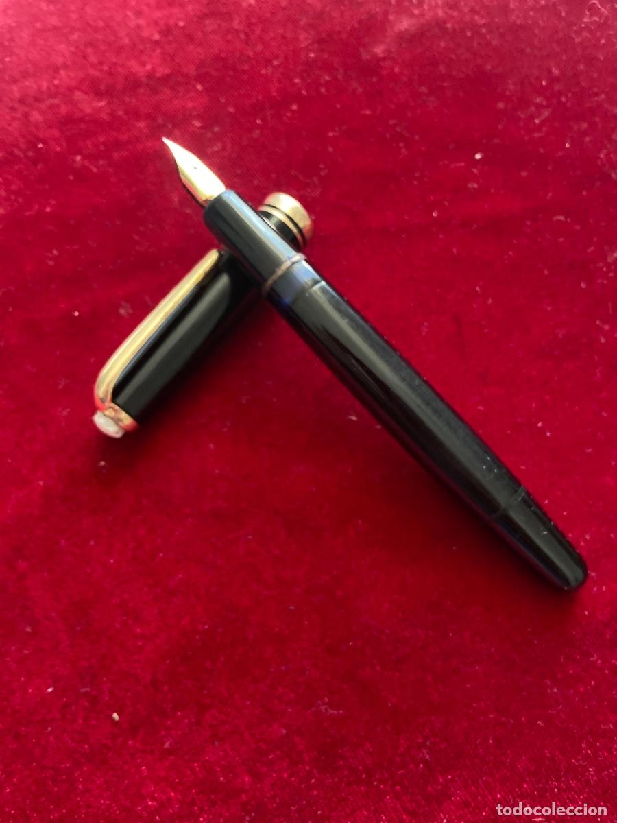 Plumas estilogr&aacute;ficas antiguas: MONTBLANC 252 .Plumin de oro . - Foto 1