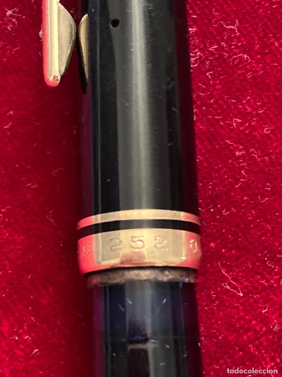 Plumas estilogr&aacute;ficas antiguas: MONTBLANC 252 .Plumin de oro . - Foto 4