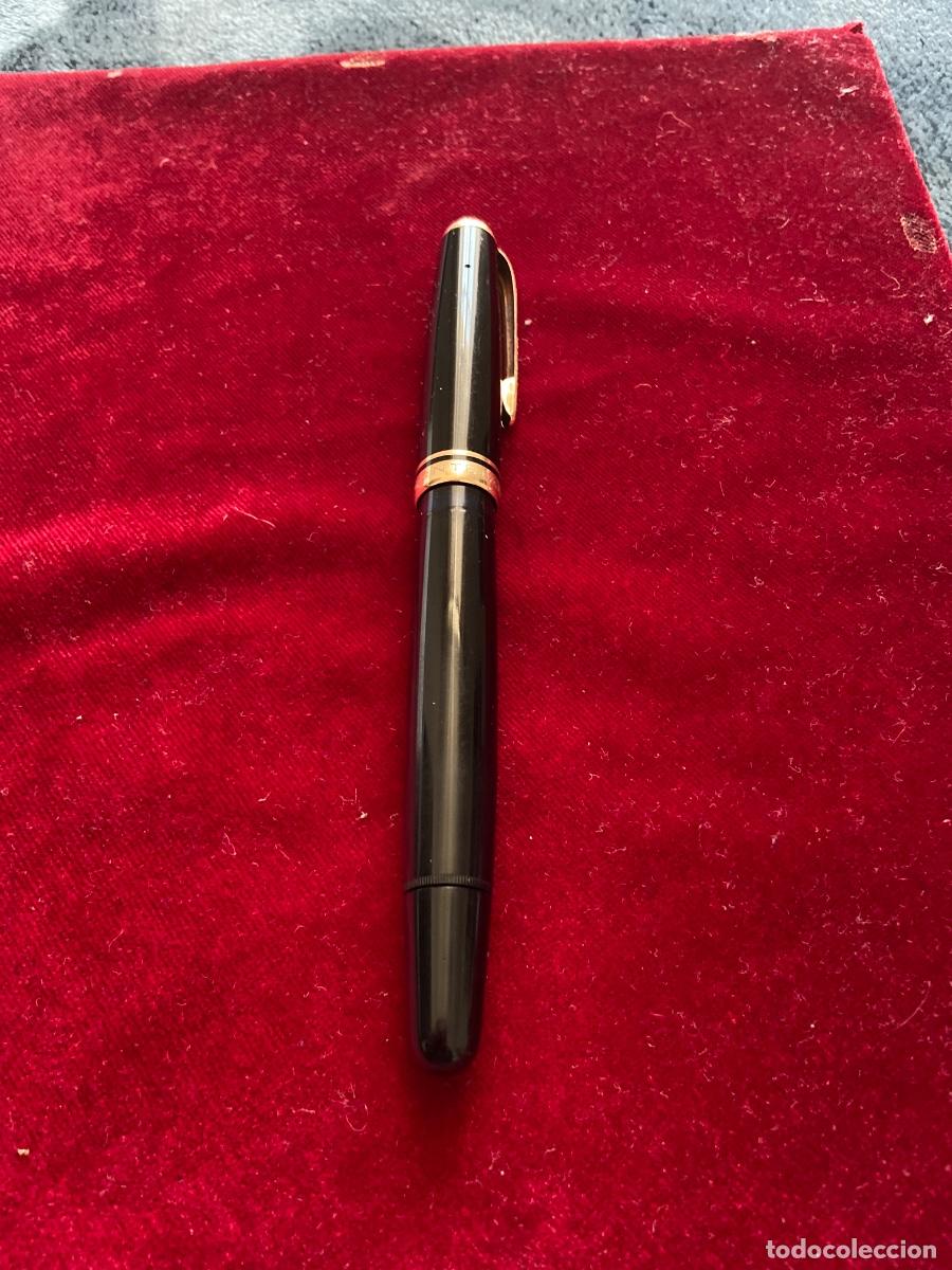 Plumas estilogr&aacute;ficas antiguas: MONTBLANC 252 .Plumin de oro . - Foto 6