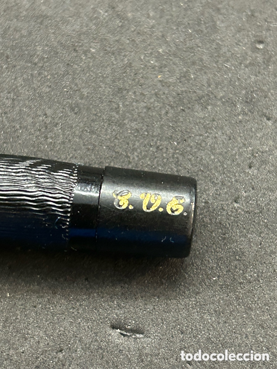 Plumas estilogr&aacute;ficas antiguas: Antigua pluma plumin oro 18k - Foto 4