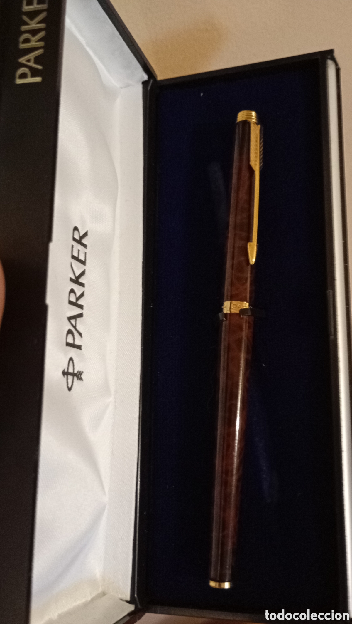Plumas estilogr&aacute;ficas antiguas: Parker pluma estilogr&aacute;fica plum&iacute;n de oro - Foto 3