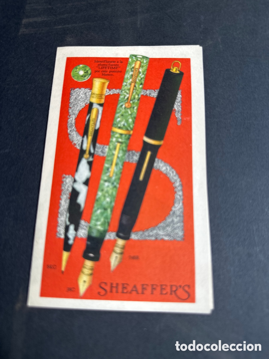 Plumas estilogr&aacute;ficas antiguas: Sheaffer&rsquo;s publicidad - Foto 1