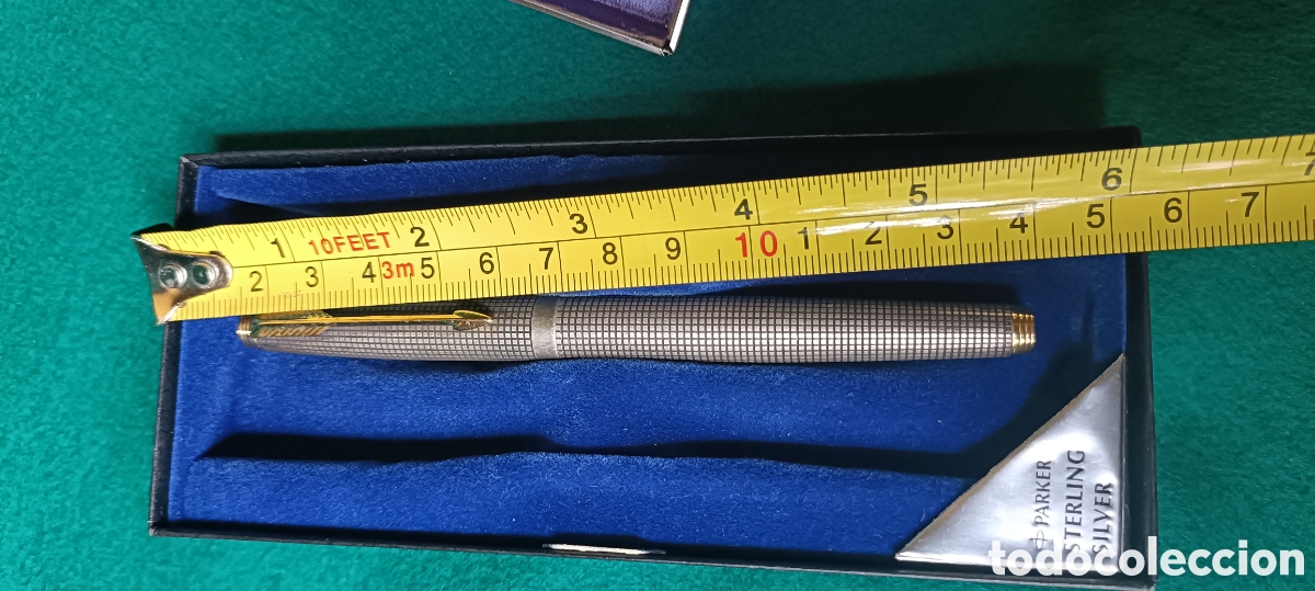 Plumas estilogr&aacute;ficas antiguas: Pluma Parker 75, en su caja original - Foto 7