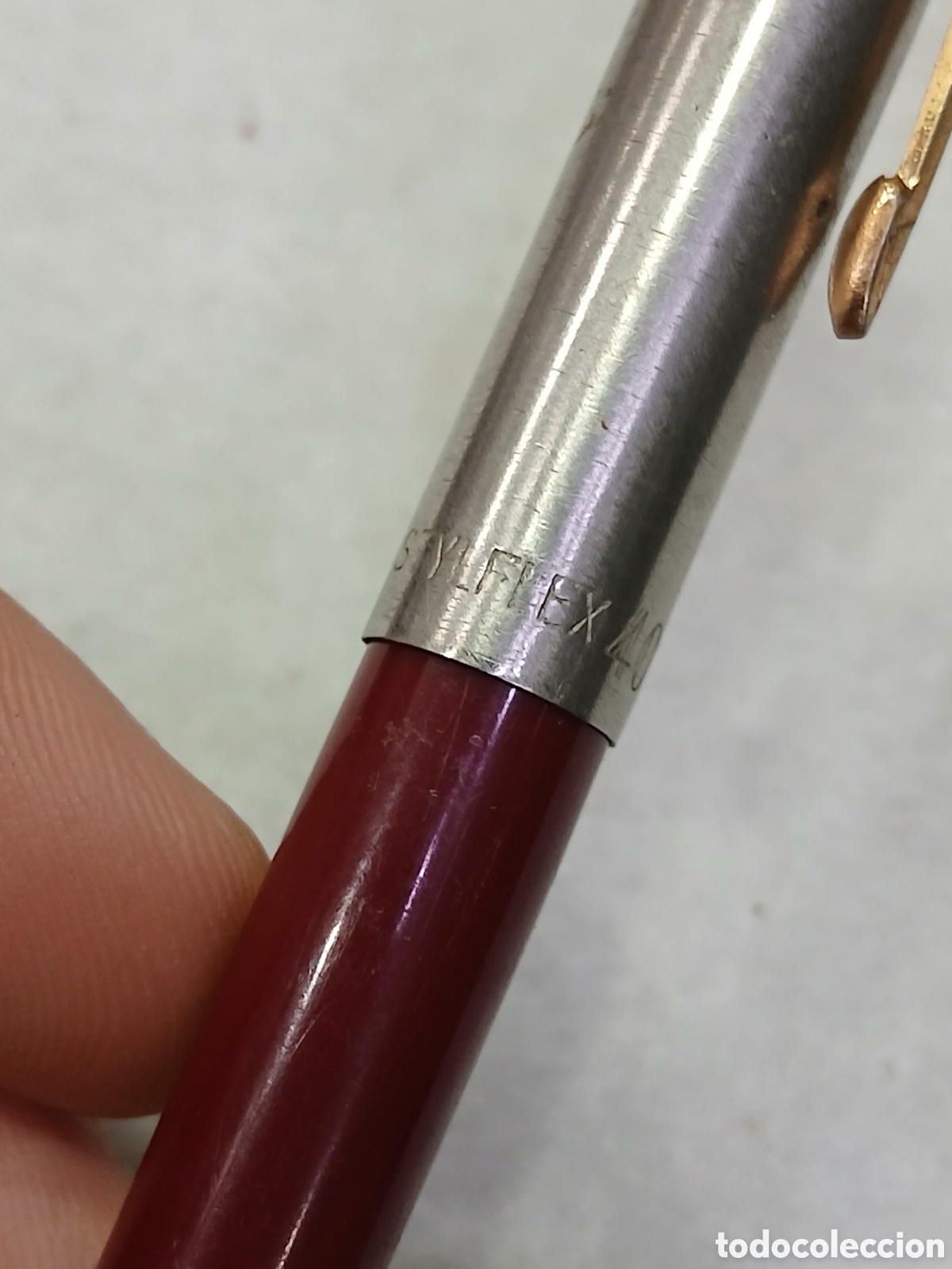 Plumas estilogr&aacute;ficas antiguas: Estilogr&aacute;fica Stylflex 404. (L128) - Foto 2