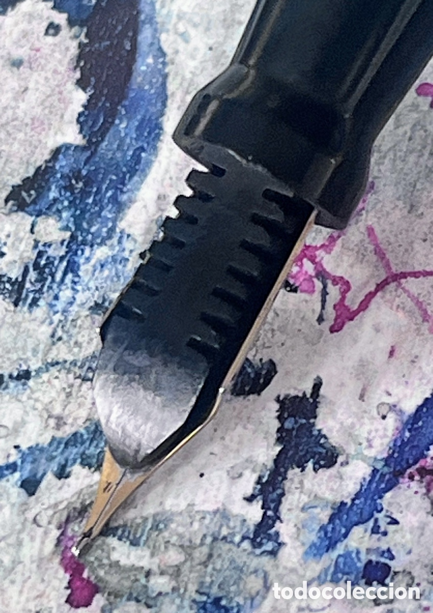 Plumas estilogr&aacute;ficas antiguas: REMINGTON COMBO OVERSIZED NEGRA 1930&rsquo;S - Foto 9