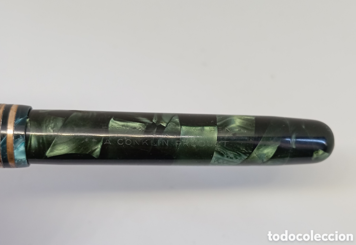 Plumas estilogr&aacute;ficas antiguas: Pluma estilogr&aacute;fica Conklin USA - Foto 5