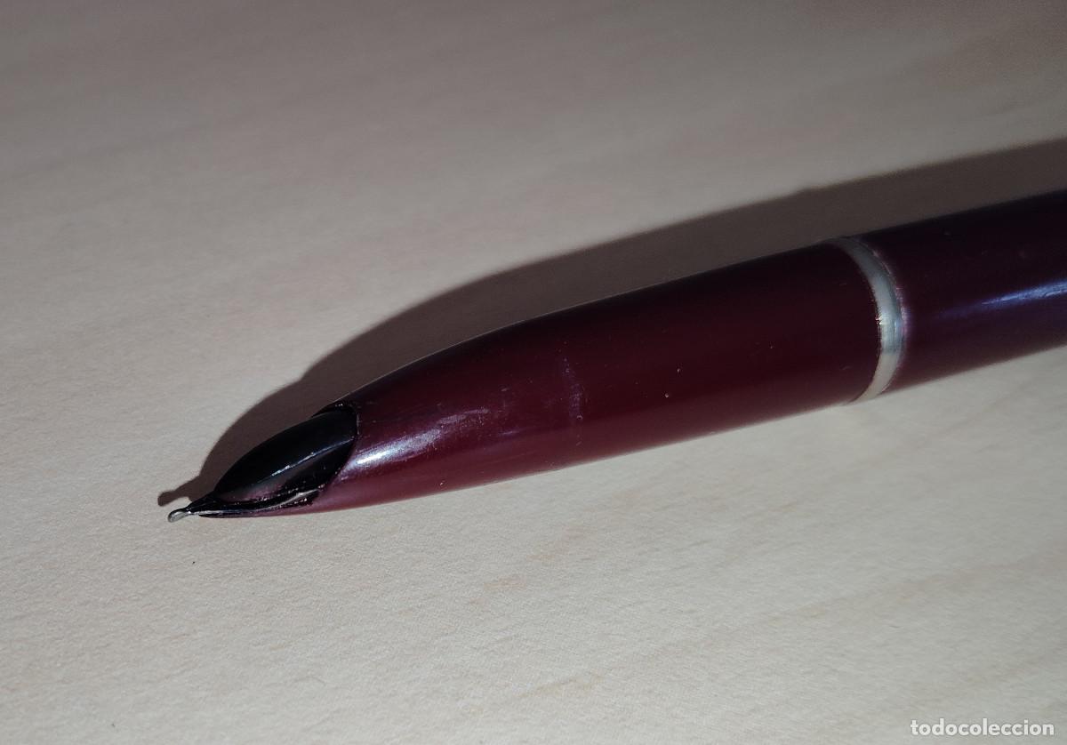 Plumas estilogr&aacute;ficas antiguas: PLUMA RILEX 10 granate - Foto 9