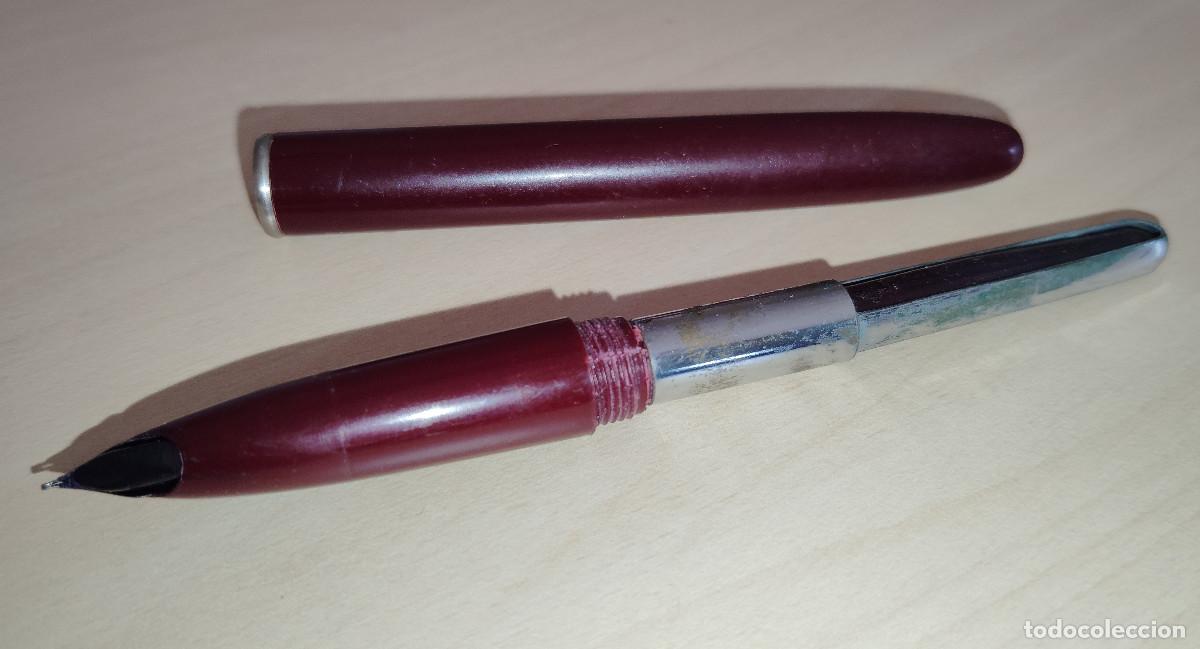 Plumas estilogr&aacute;ficas antiguas: PLUMA RILEX 10 granate - Foto 7