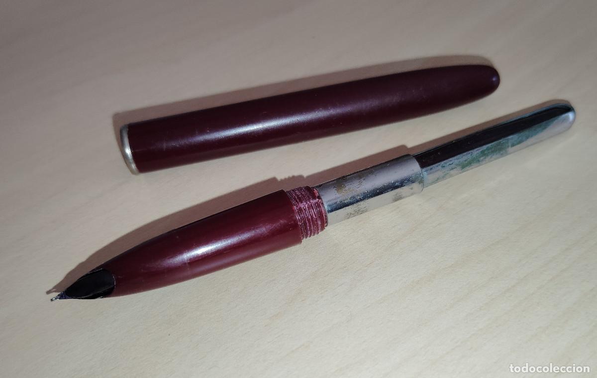 Plumas estilogr&aacute;ficas antiguas: PLUMA RILEX 10 granate - Foto 8