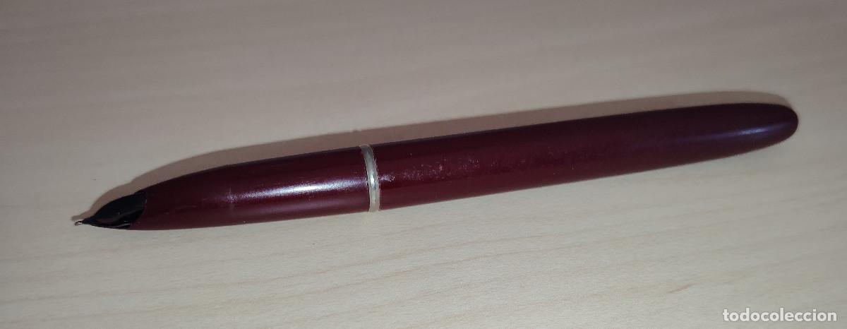 Plumas estilogr&aacute;ficas antiguas: PLUMA RILEX 10 granate - Foto 5