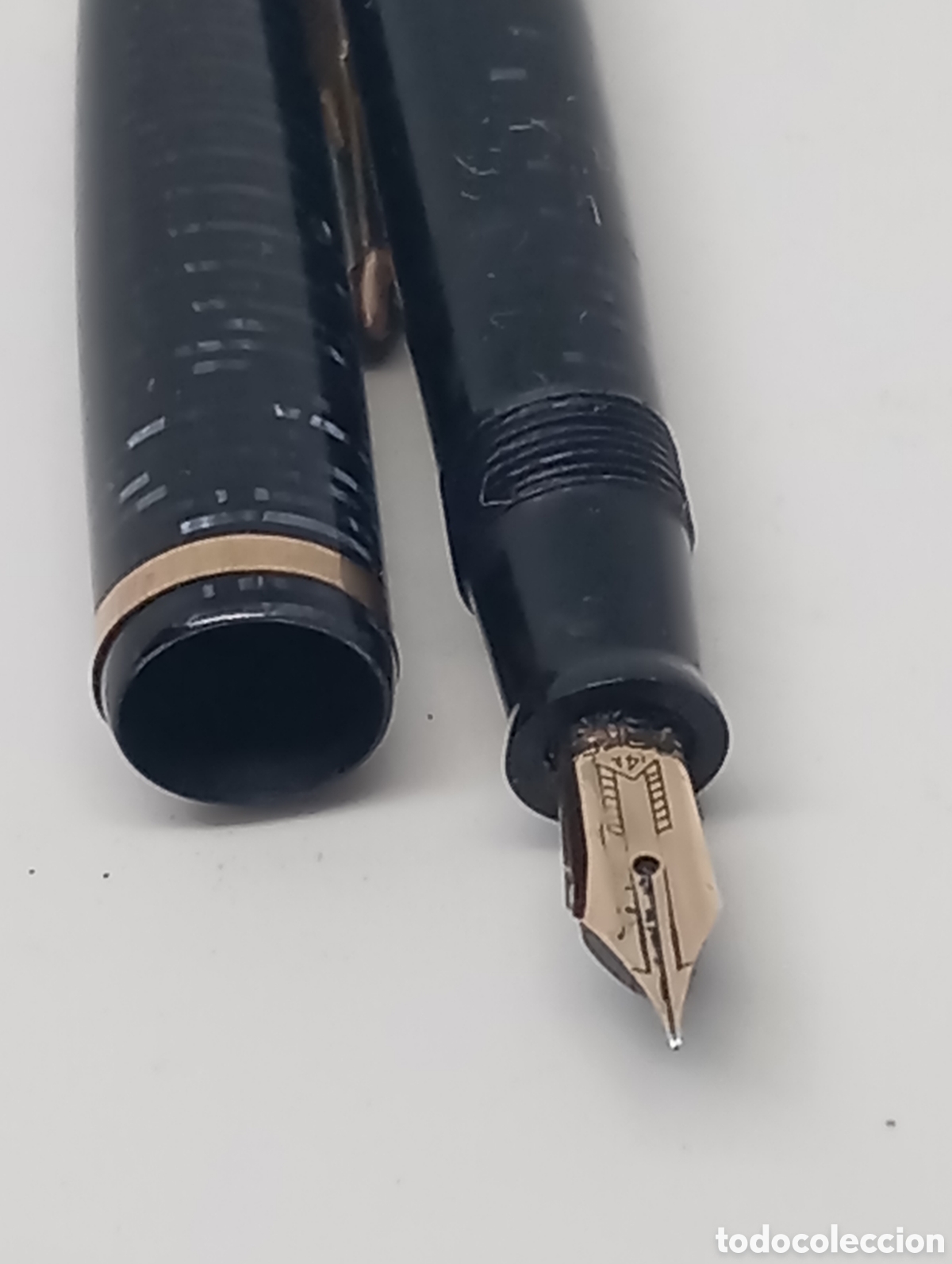Plumas estilogr&aacute;ficas antiguas: Pluma estilogr&aacute;fica Parker vacumatic Canada - Foto 6
