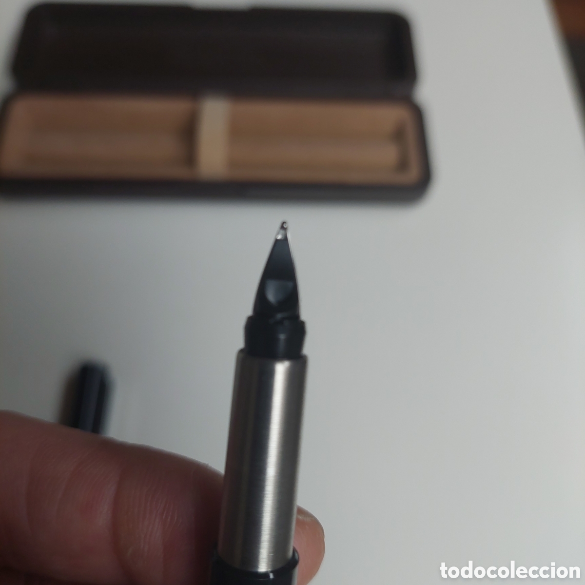 Plumas estilogr&aacute;ficas antiguas: Pluma Parker Vector. - Foto 6