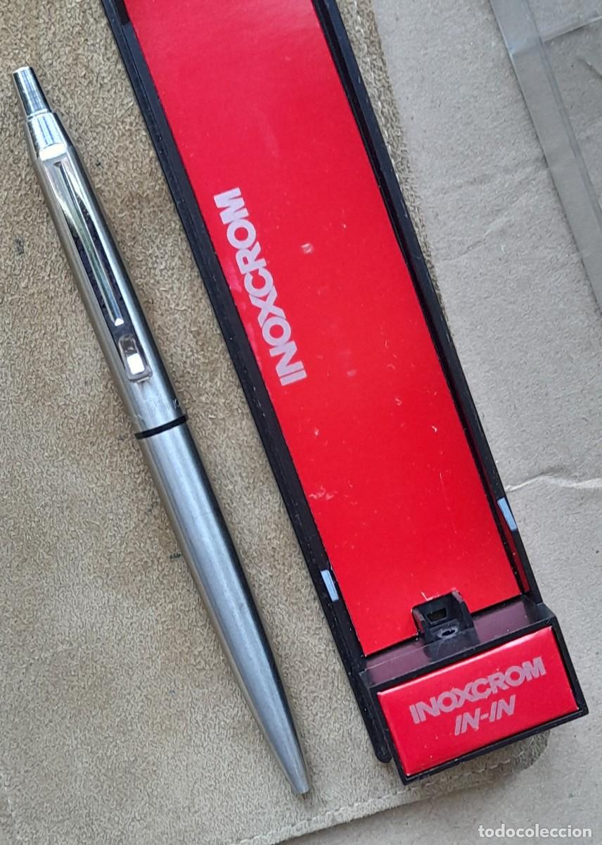 Plumas estilogr&aacute;ficas antiguas: BOLIGRAFO INOXCROM 55 - Foto 3