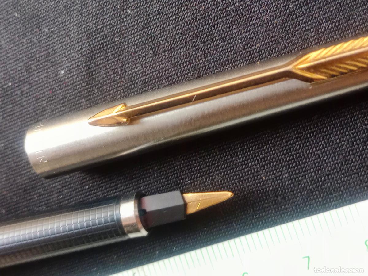 Plumas estilogr&aacute;ficas antiguas: Pluma Parker made in UK - Foto 3
