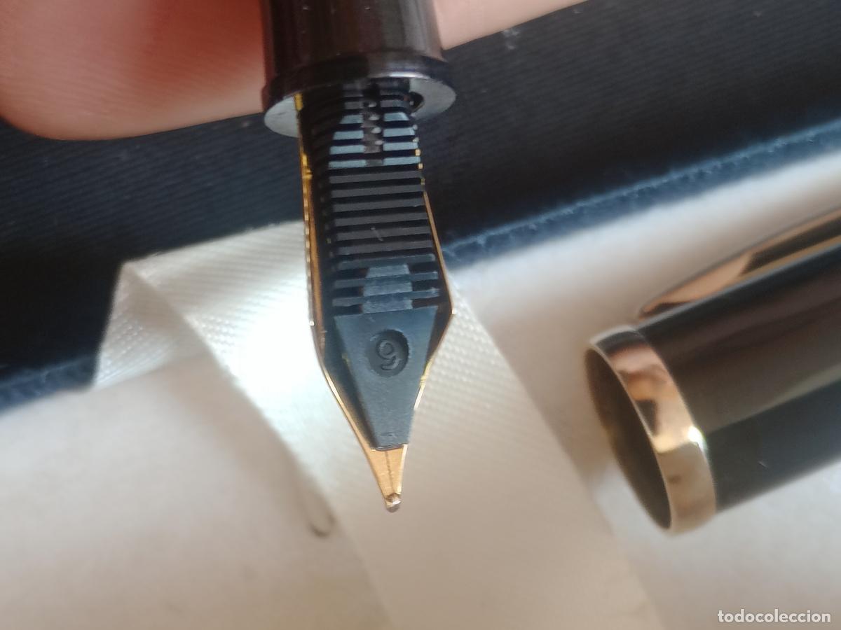 Plumas estilogr&aacute;ficas antiguas: Pluma sin marca en caja Waterman - Foto 3