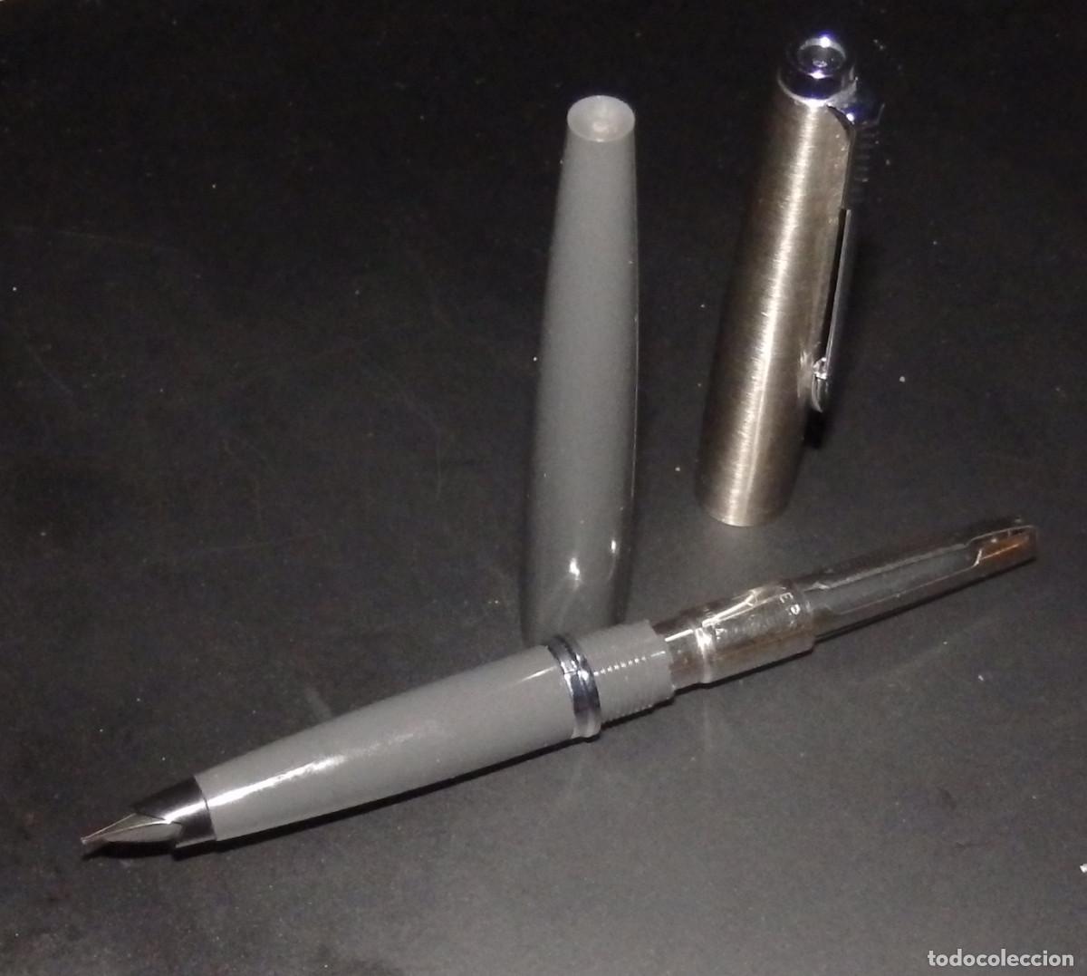 Plumas estilogr&aacute;ficas antiguas: PLUMA PARKER 45 GRIS EN EXCELENTE ESTADO - Foto 5