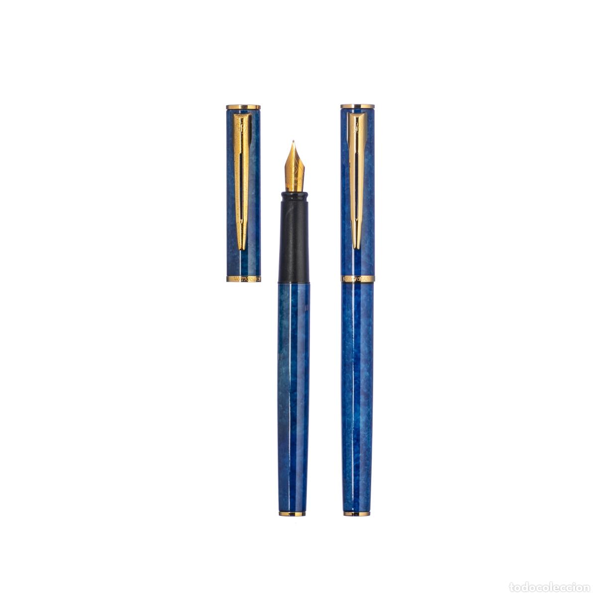 Plumas estilogr&aacute;ficas antiguas: PLUMAS WATERMAN - CHAPADO EN ORO - Foto 1