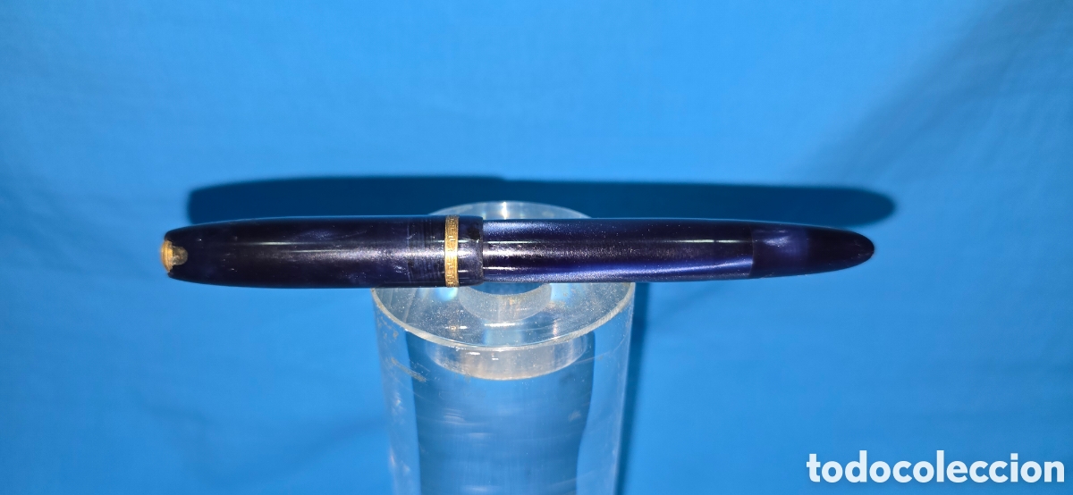 Plumas estilogr&aacute;ficas antiguas: PLUMA REGIA SUPER PLUMIN DE ORO 585 - Foto 2