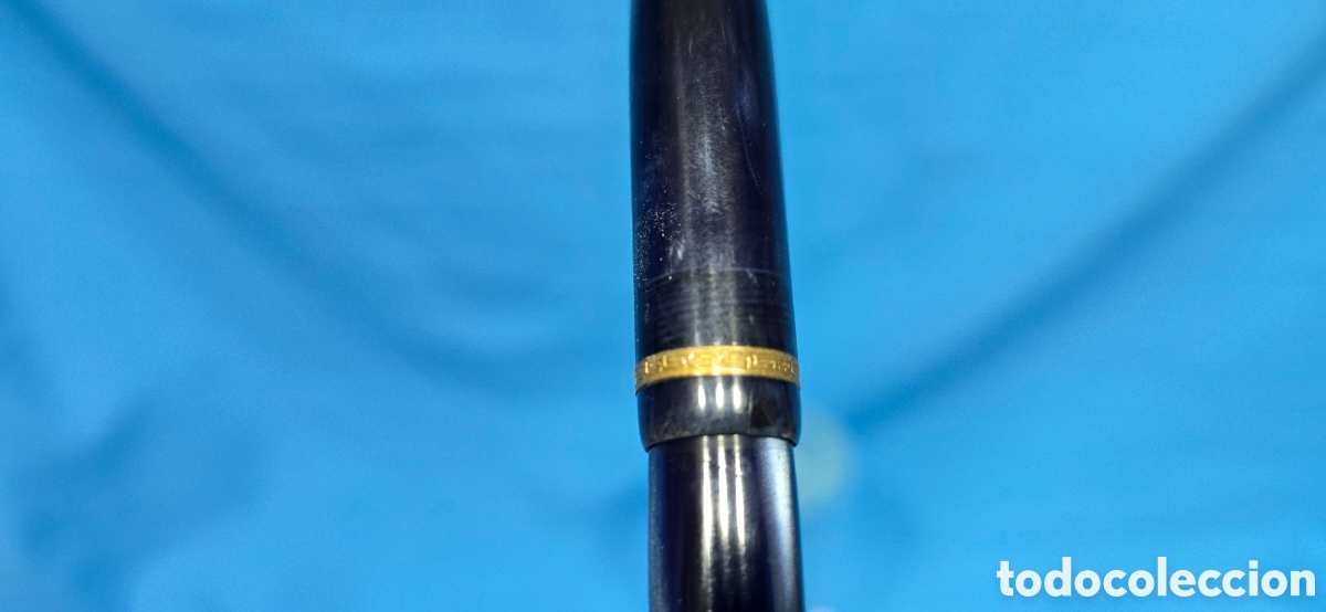 Plumas estilogr&aacute;ficas antiguas: PLUMA REGIA SUPER PLUMIN DE ORO 585 - Foto 8