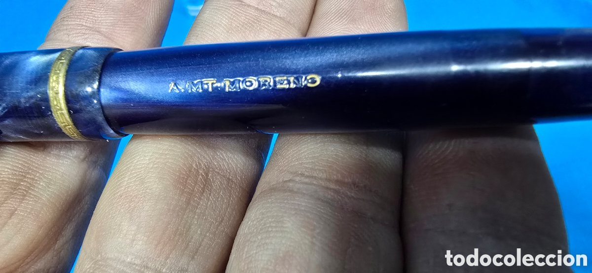 Plumas estilogr&aacute;ficas antiguas: PLUMA REGIA SUPER PLUMIN DE ORO 585 - Foto 12