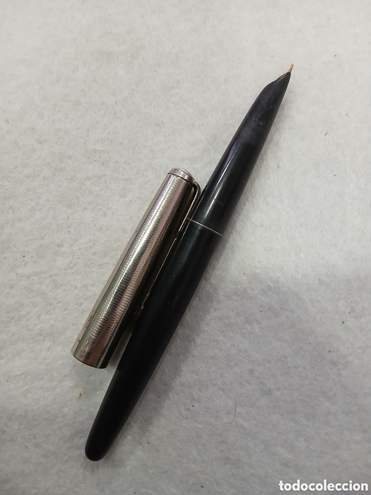 Plumas estilogr&aacute;ficas antiguas: Estilogr&aacute;fica Soffer negra. (L65) - Foto 3