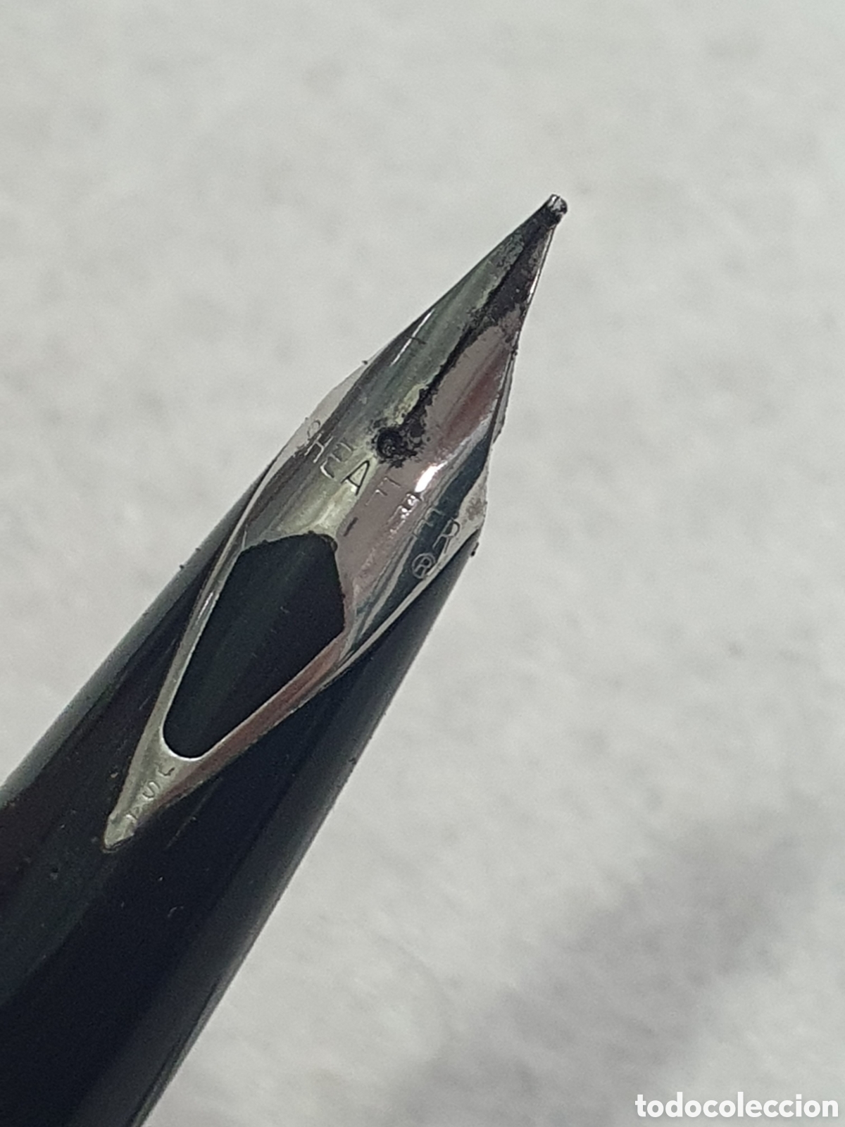 Plumas estilogr&aacute;ficas antiguas: Estilografica Sheaffer acero. (L57) - Foto 3