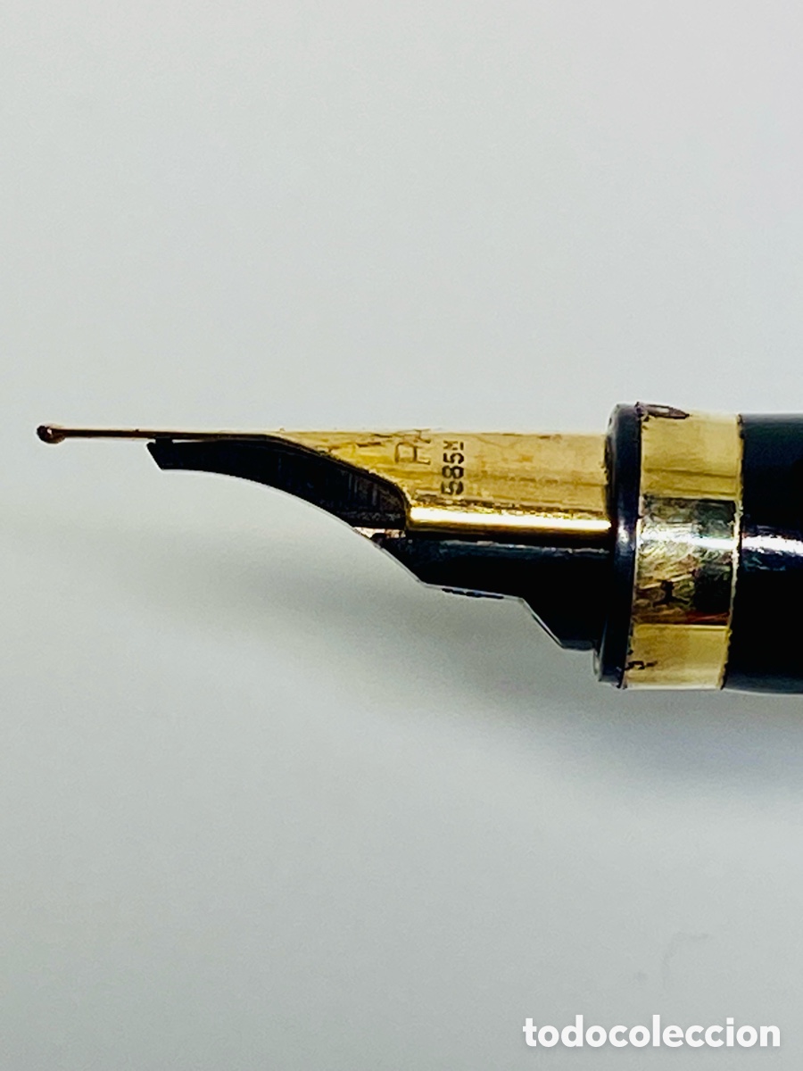Plumas estilogr&aacute;ficas antiguas: Pluma estilogr&aacute;fica PARKER 75 Oro - Foto 3