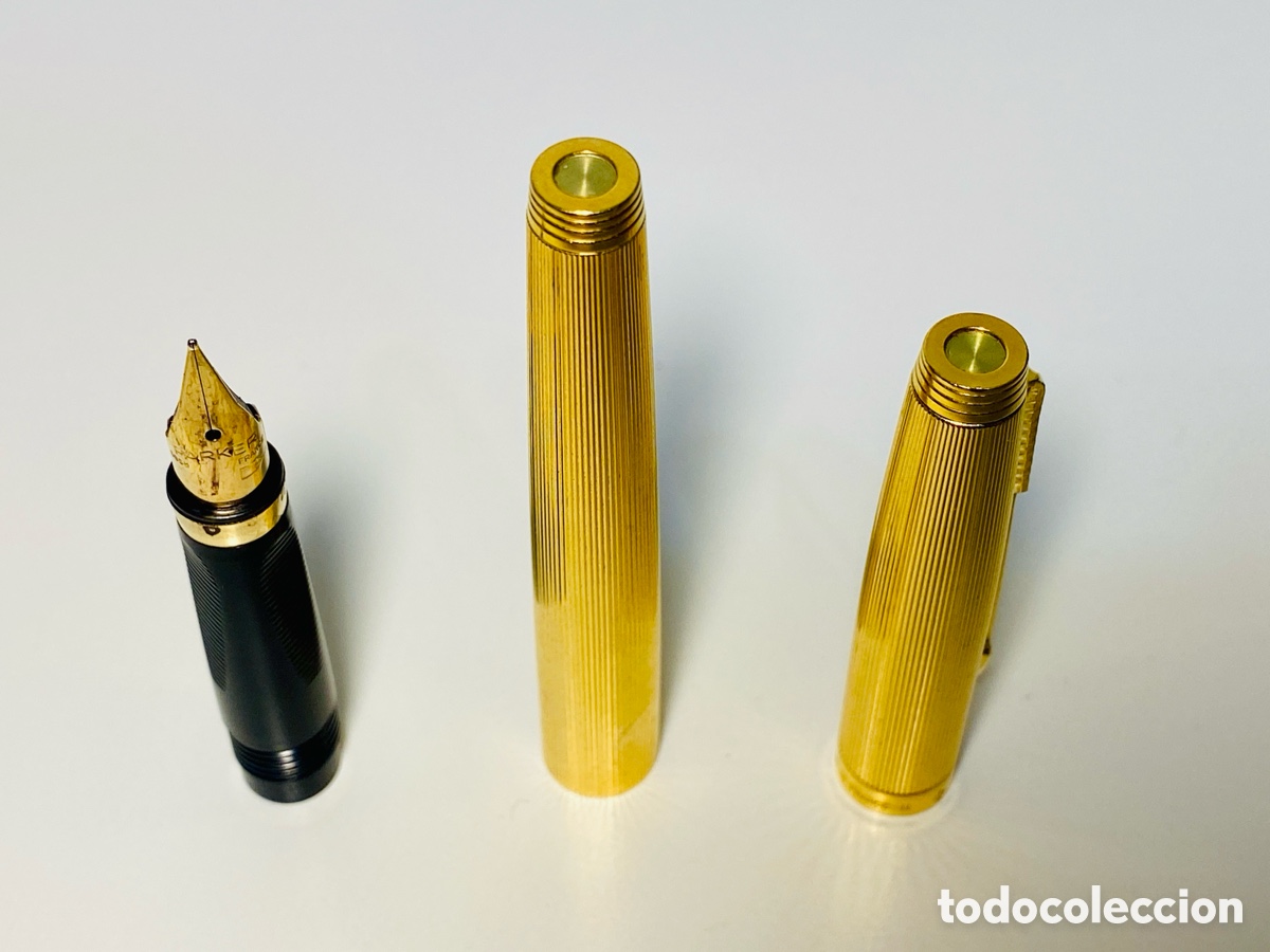 Plumas estilogr&aacute;ficas antiguas: Pluma estilogr&aacute;fica PARKER 75 Oro - Foto 6