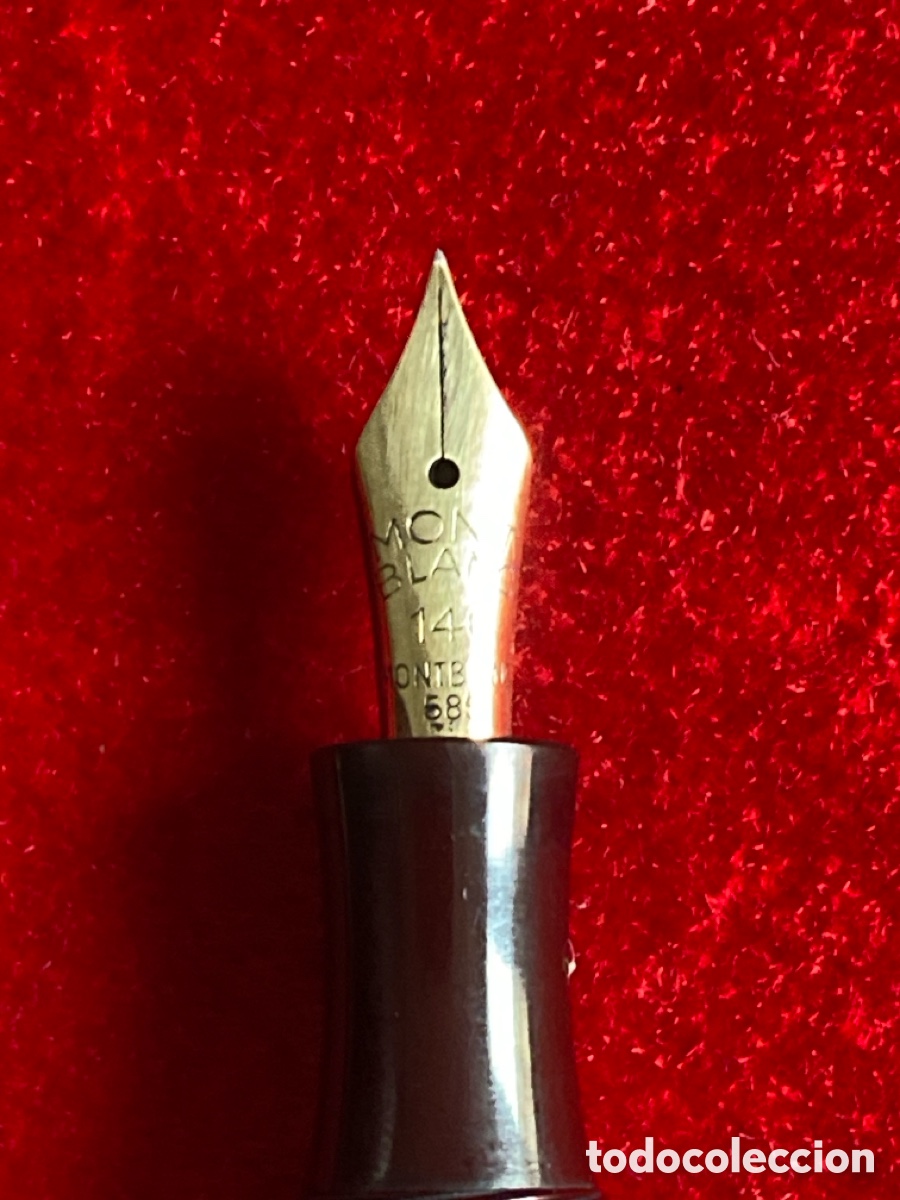 Plumas estilogr&aacute;ficas antiguas: MONTBLANC 342G.Plumin oro - Foto 3