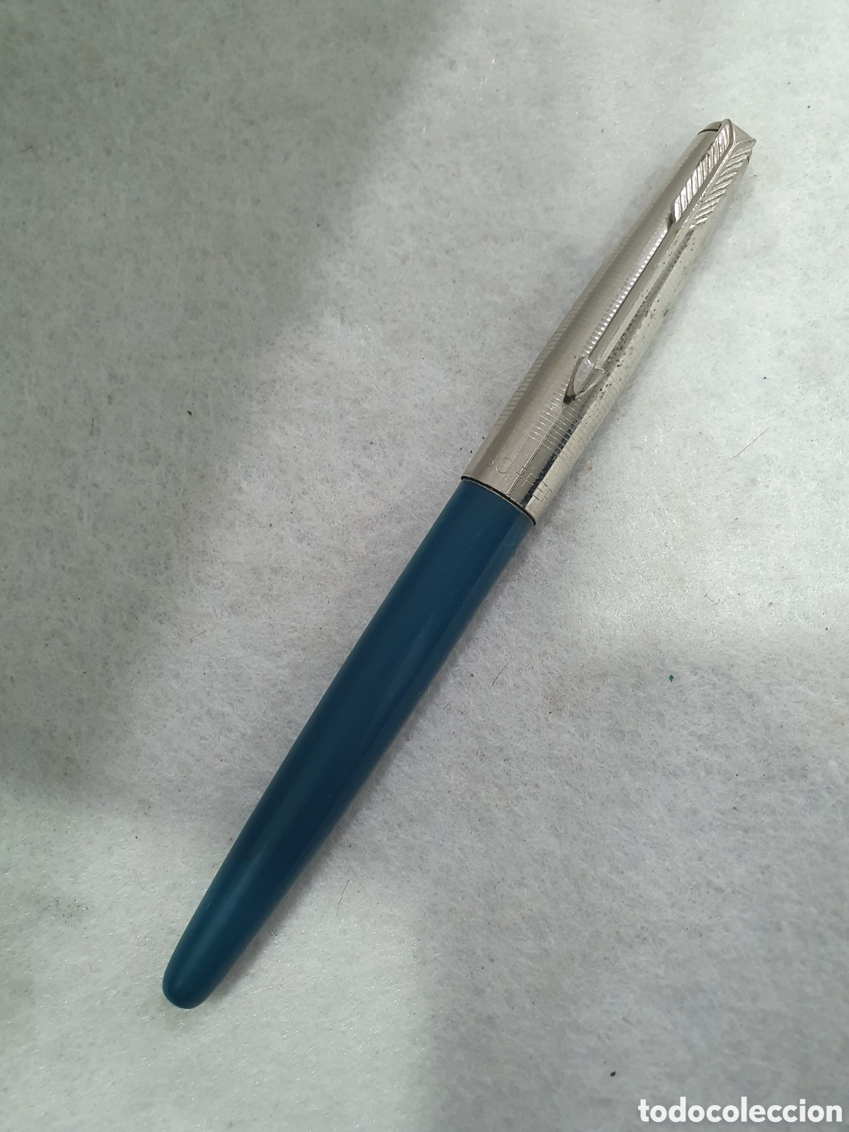 Plumas estilogr&aacute;ficas antiguas: Estilografica Soffer azul. (L127) - Foto 1