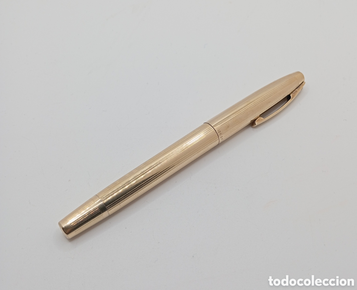 Plumas estilogr&aacute;ficas antiguas: Pluma Sheaffer imperial triumph touchdown - Foto 1