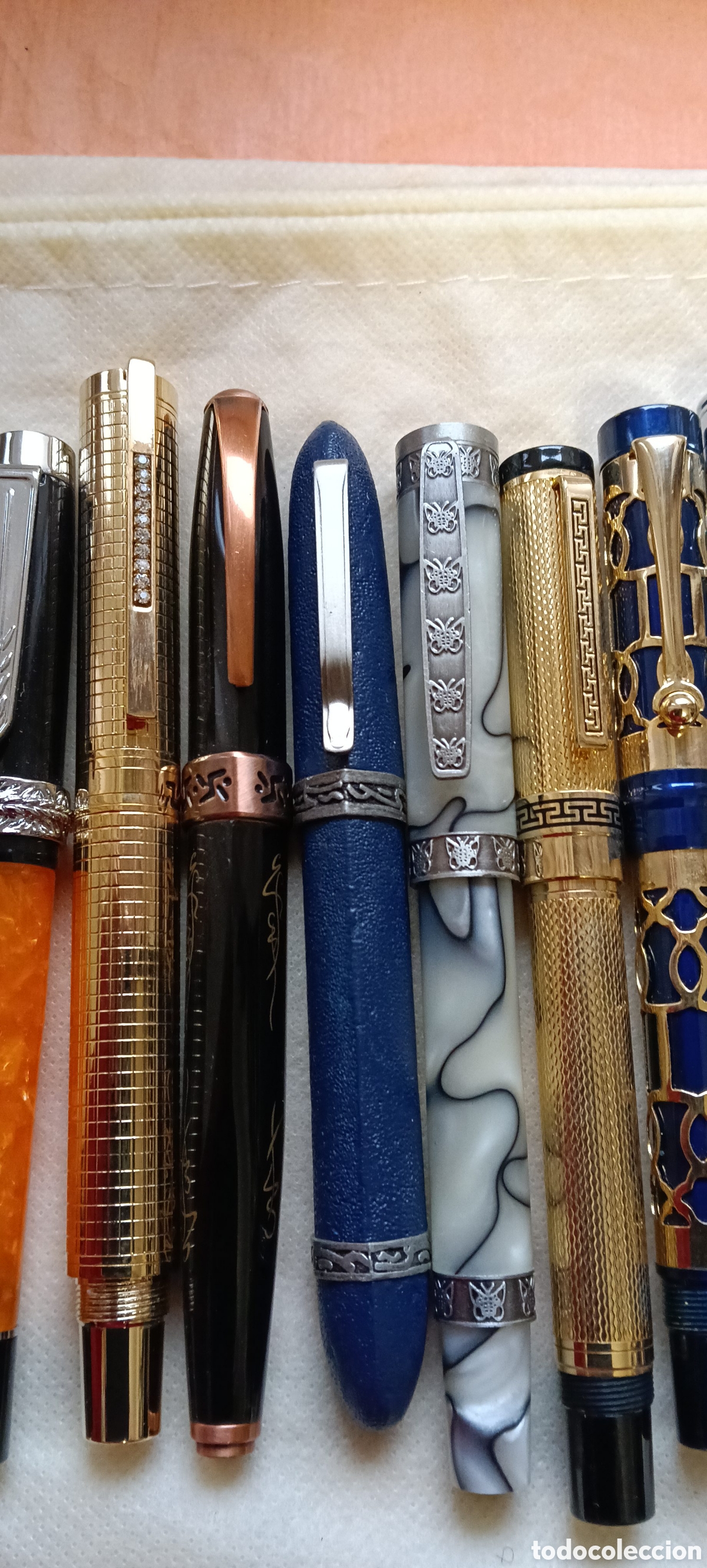 Plumas estilogr&aacute;ficas antiguas: Colecci&oacute;n de 32 plumas estilograficas - Foto 2