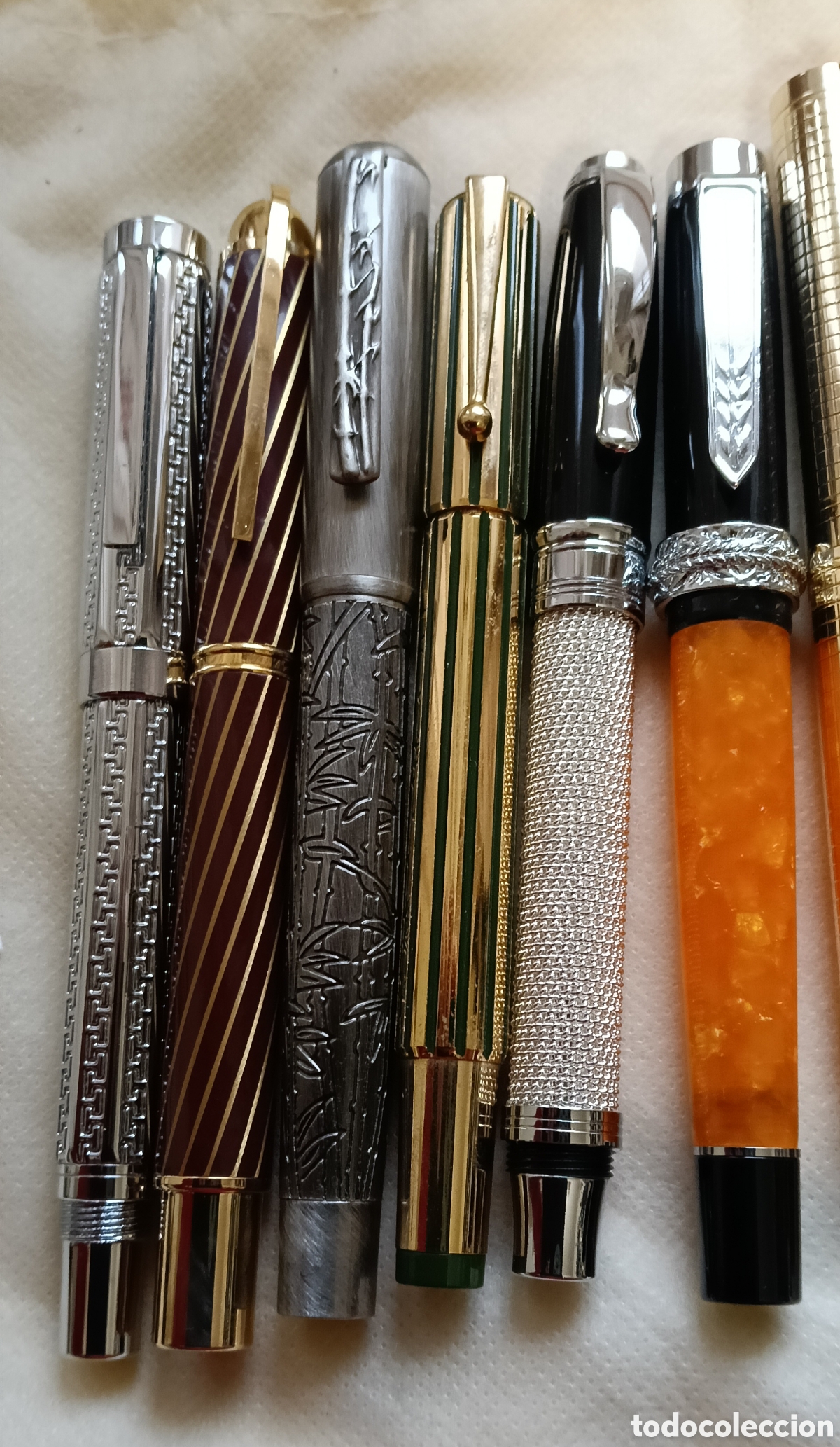 Plumas estilogr&aacute;ficas antiguas: Colecci&oacute;n de 32 plumas estilograficas - Foto 1