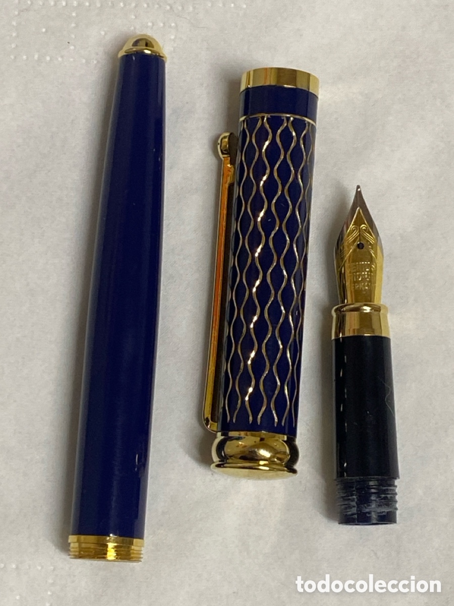 Plumas estilogr&aacute;ficas antiguas: Pluma estilografica Iridium Genius Germany - Foto 7