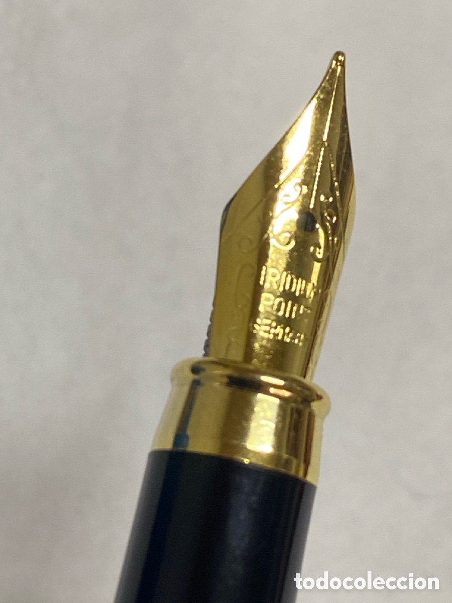 Plumas estilogr&aacute;ficas antiguas: Pluma estilografica Iridium Genius Point Germany - Foto 4