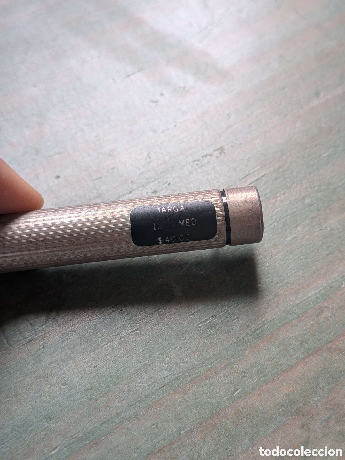 Plumas estilogr&aacute;ficas antiguas: Estilogr&aacute;fica Sheaffer Targa de plata - Foto 2