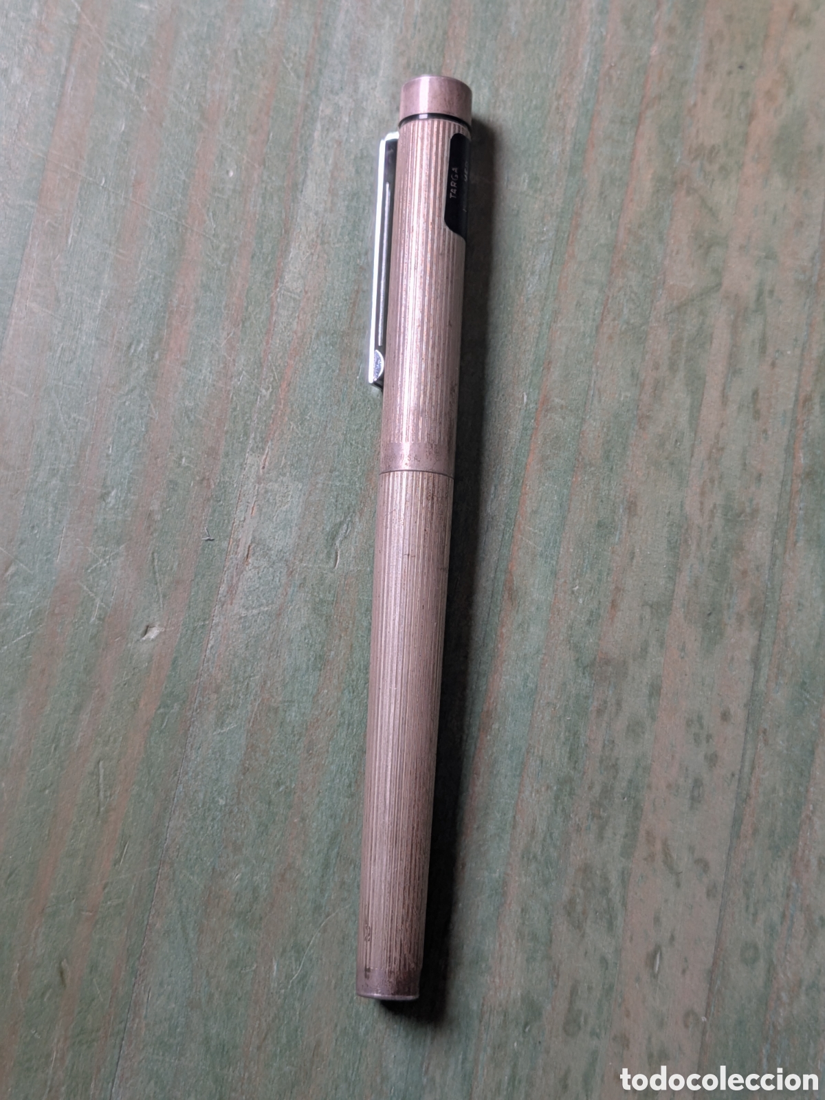Plumas estilogr&aacute;ficas antiguas: Estilogr&aacute;fica Sheaffer Targa de plata - Foto 1