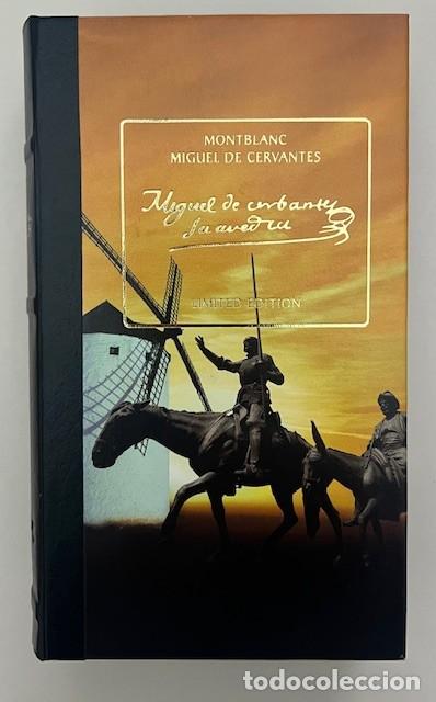 Plumas estilogr&aacute;ficas antiguas: Pluma Montblanc E.L. Miguel de Cervantes - Foto 1