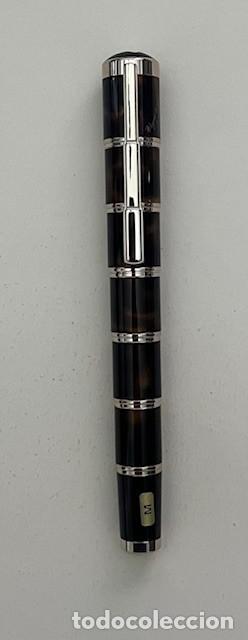 Plumas estilogr&aacute;ficas antiguas: Pluma Montblanc E.L. Miguel de Cervantes - Foto 3