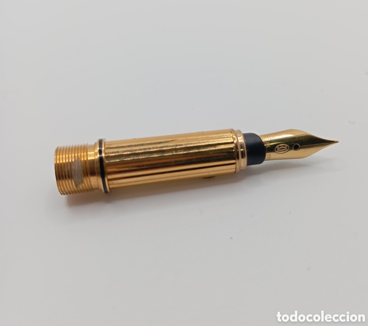 Plumas estilogr&aacute;ficas antiguas: Plum&iacute;n de oro s&oacute;lido must de Cartier - Foto 2