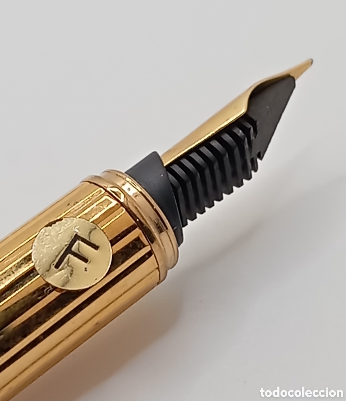 Plumas estilogr&aacute;ficas antiguas: Plum&iacute;n de oro s&oacute;lido must de Cartier - Foto 4