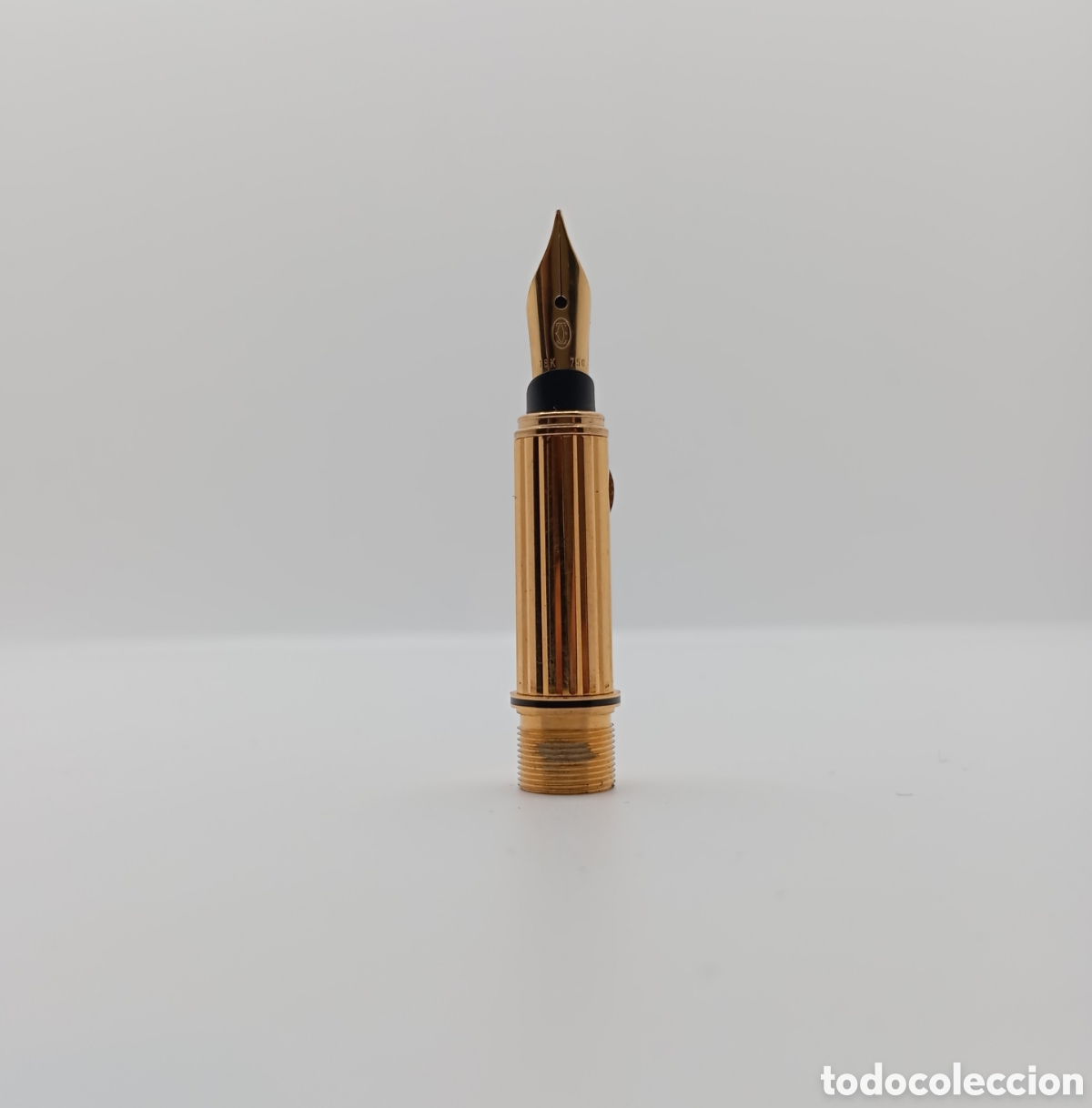 Plumas estilogr&aacute;ficas antiguas: Plum&iacute;n de oro s&oacute;lido must de Cartier - Foto 1