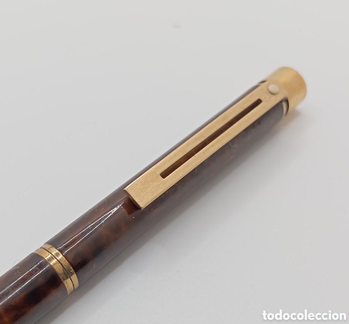 Plumas estilogr&aacute;ficas antiguas: Pluma estilogr&aacute;fica Sheaffer laca china - Foto 5