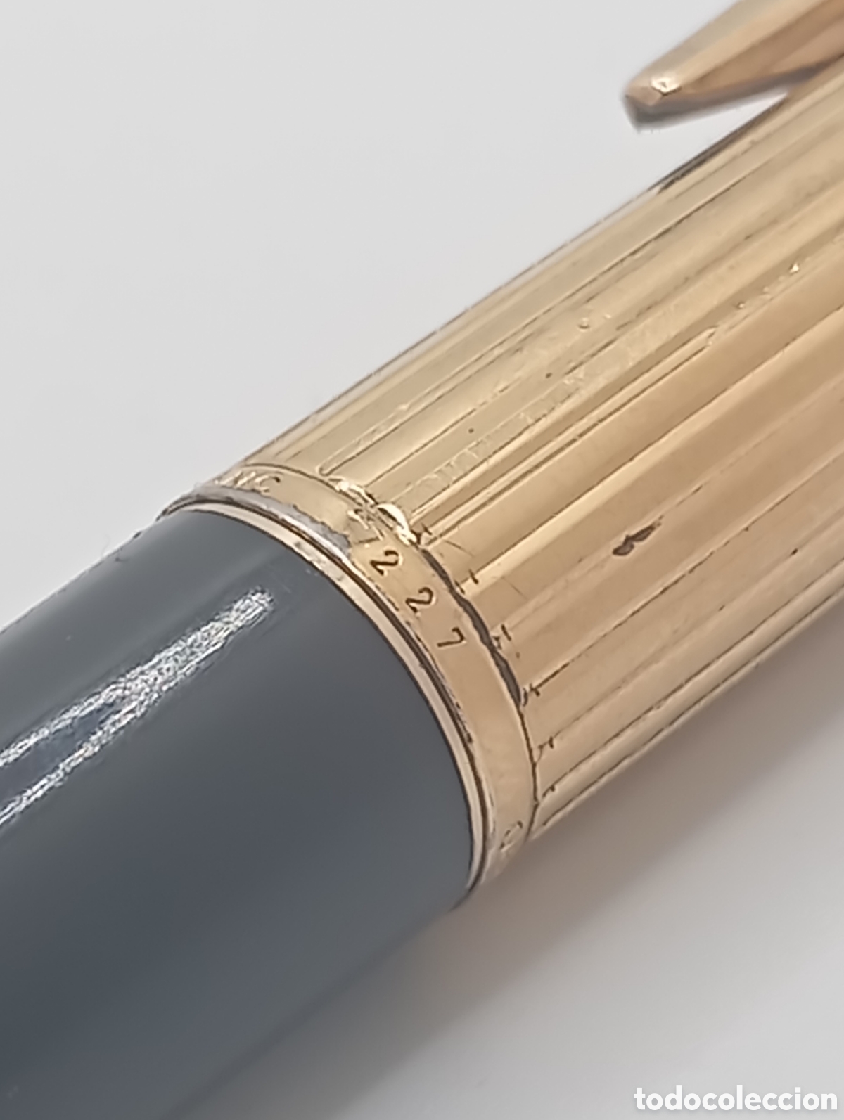 Plumas estilogr&aacute;ficas antiguas: Pluma estilogr&aacute;fica montblanc 227 - Foto 6