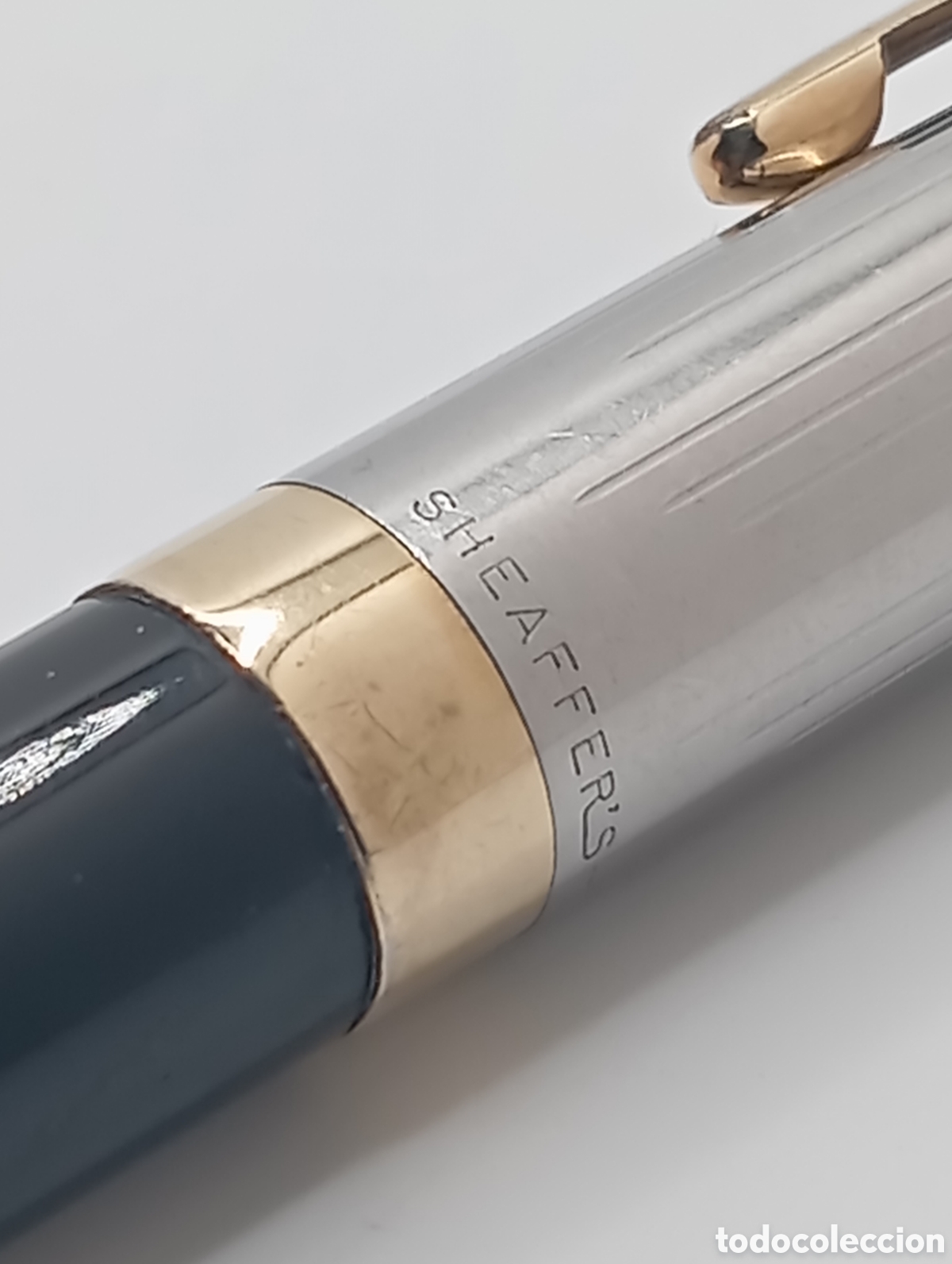 Plumas estilogr&aacute;ficas antiguas: Pluma Sheaffer snorkel touchdown - Foto 5