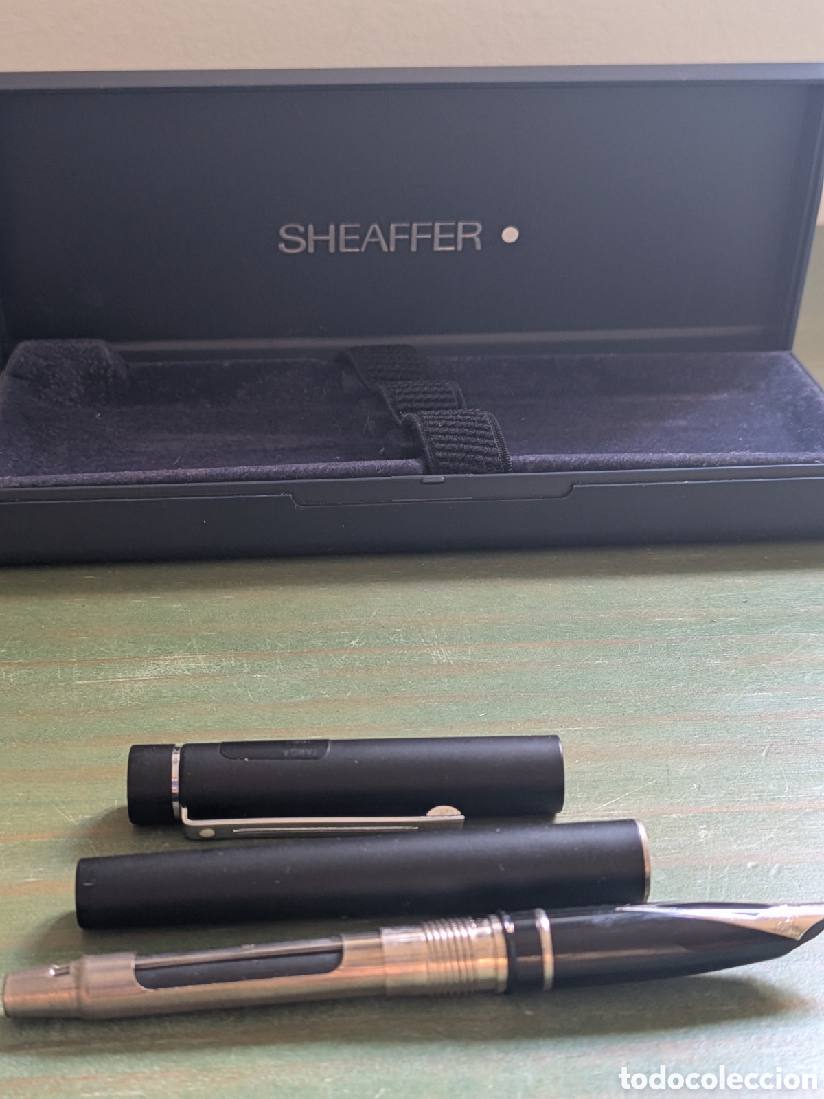 Plumas estilogr&aacute;ficas antiguas: Pluma Sheaffer Targa 1002 Medium. - Foto 2