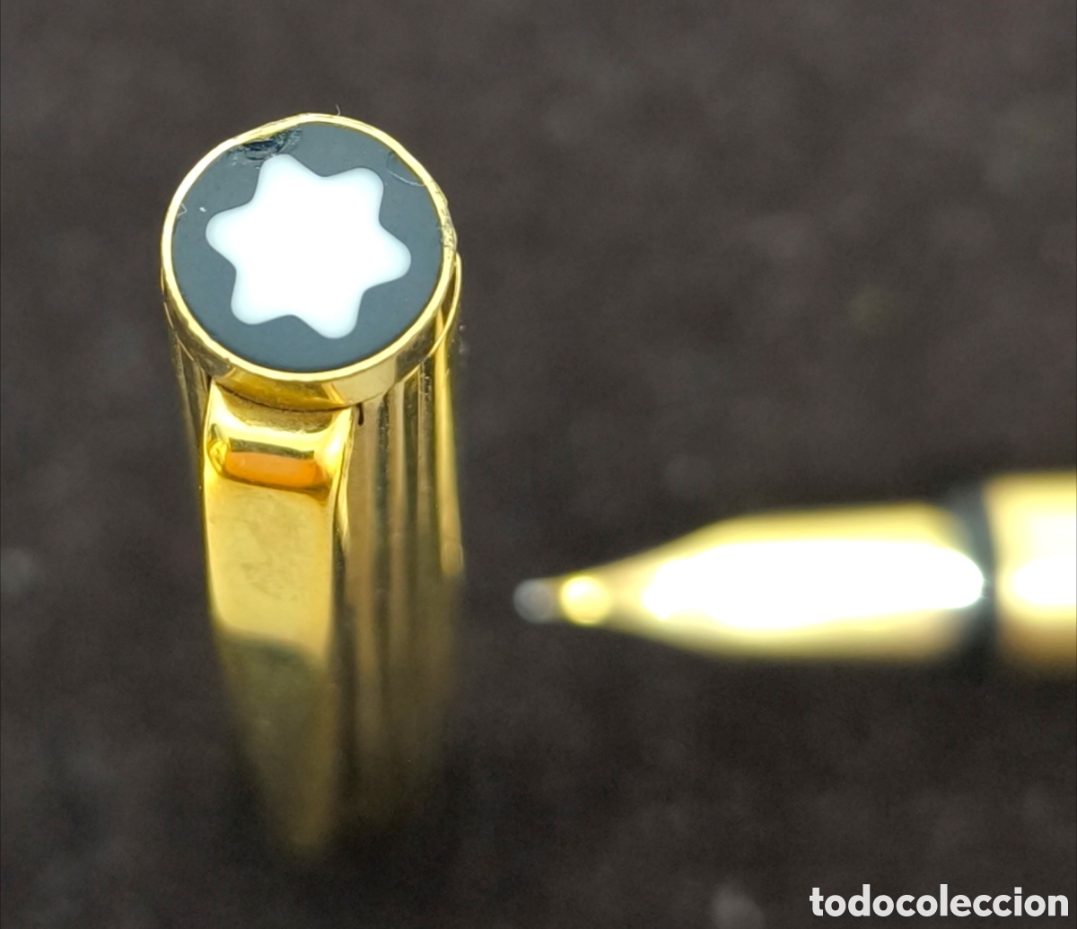 Plumas estilogr&aacute;ficas antiguas: MONTBLANC NOBLESSE Y TINTERO - Foto 6