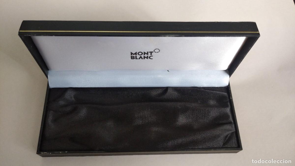 Plumas estilogr&aacute;ficas antiguas: Caja o estuche Mont Blanc. - Foto 3