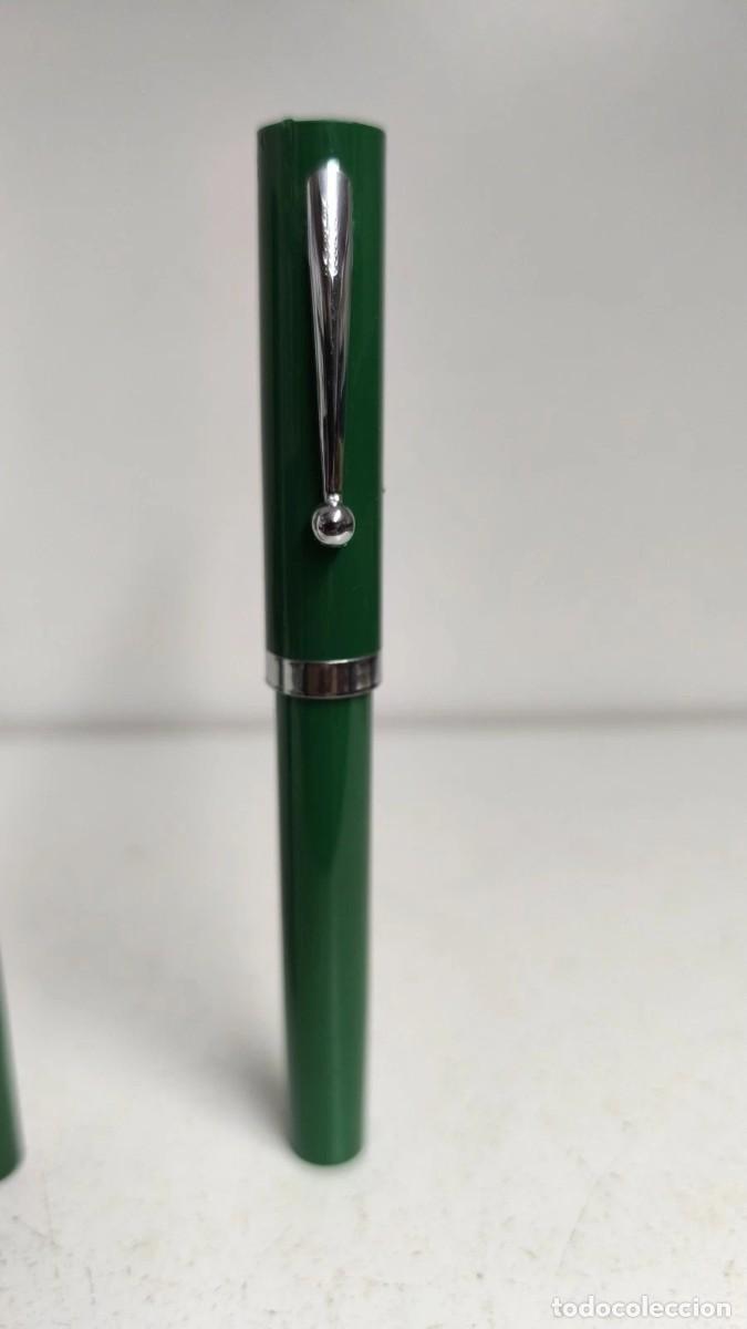 Plumas estilogr&aacute;ficas antiguas: Pluma Verde Estilogr&aacute;fica Sheaffer - Foto 1