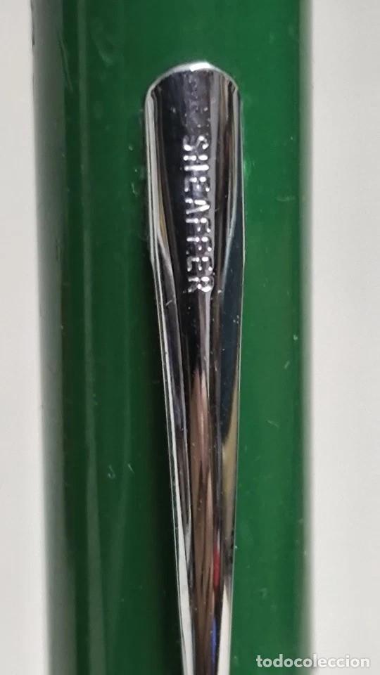 Plumas estilogr&aacute;ficas antiguas: Pluma Verde Estilogr&aacute;fica Sheaffer - Foto 2